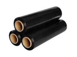 BOBINA  STRETCH PLASTICO PRETO
